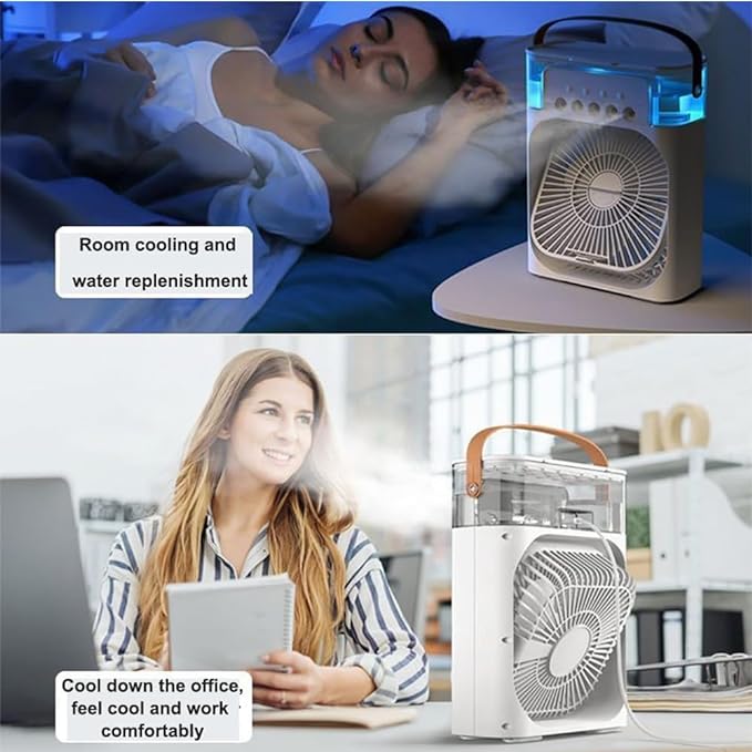 Cooling Fan With Ice – Portable Air Cooler