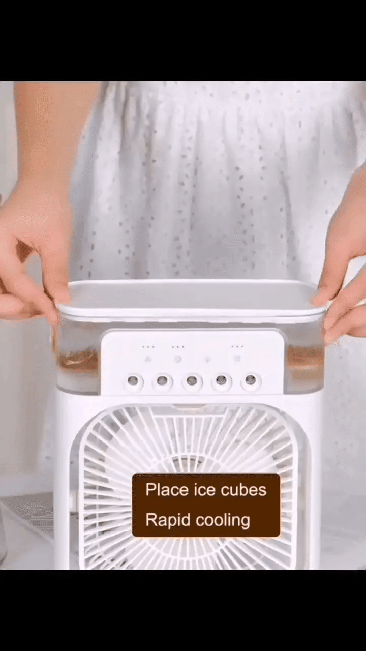 Cooling Fan With Ice – Portable Air Cooler