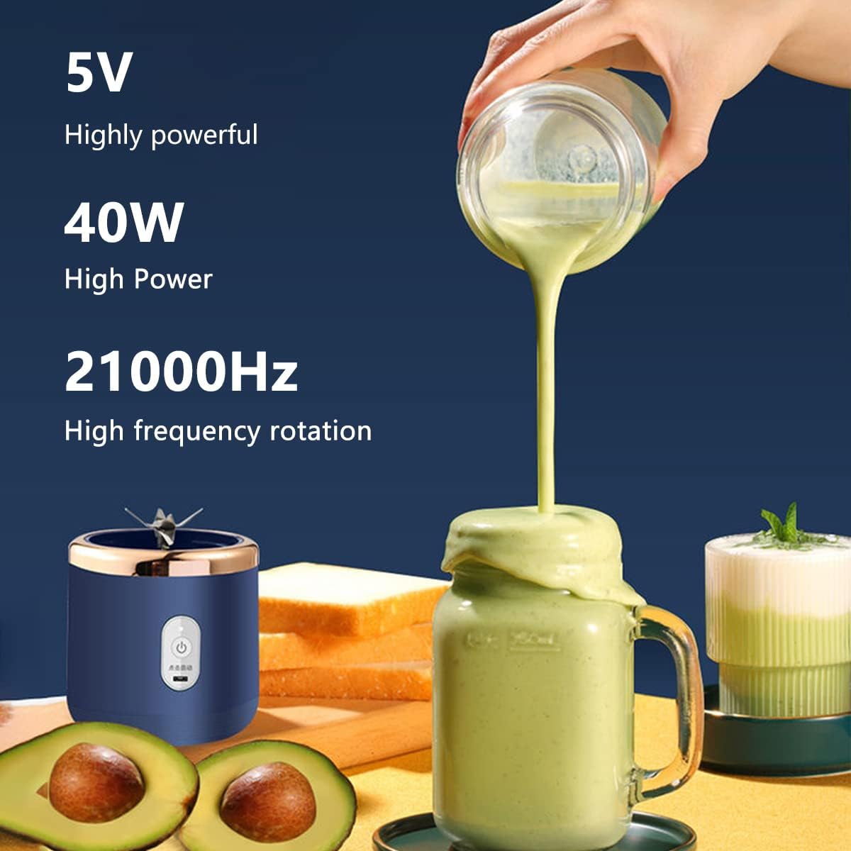 Mini Portable Blender for Smoothies & Shakes